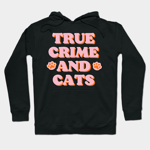 True crime shows and cats Hoodie by Dr.Bear